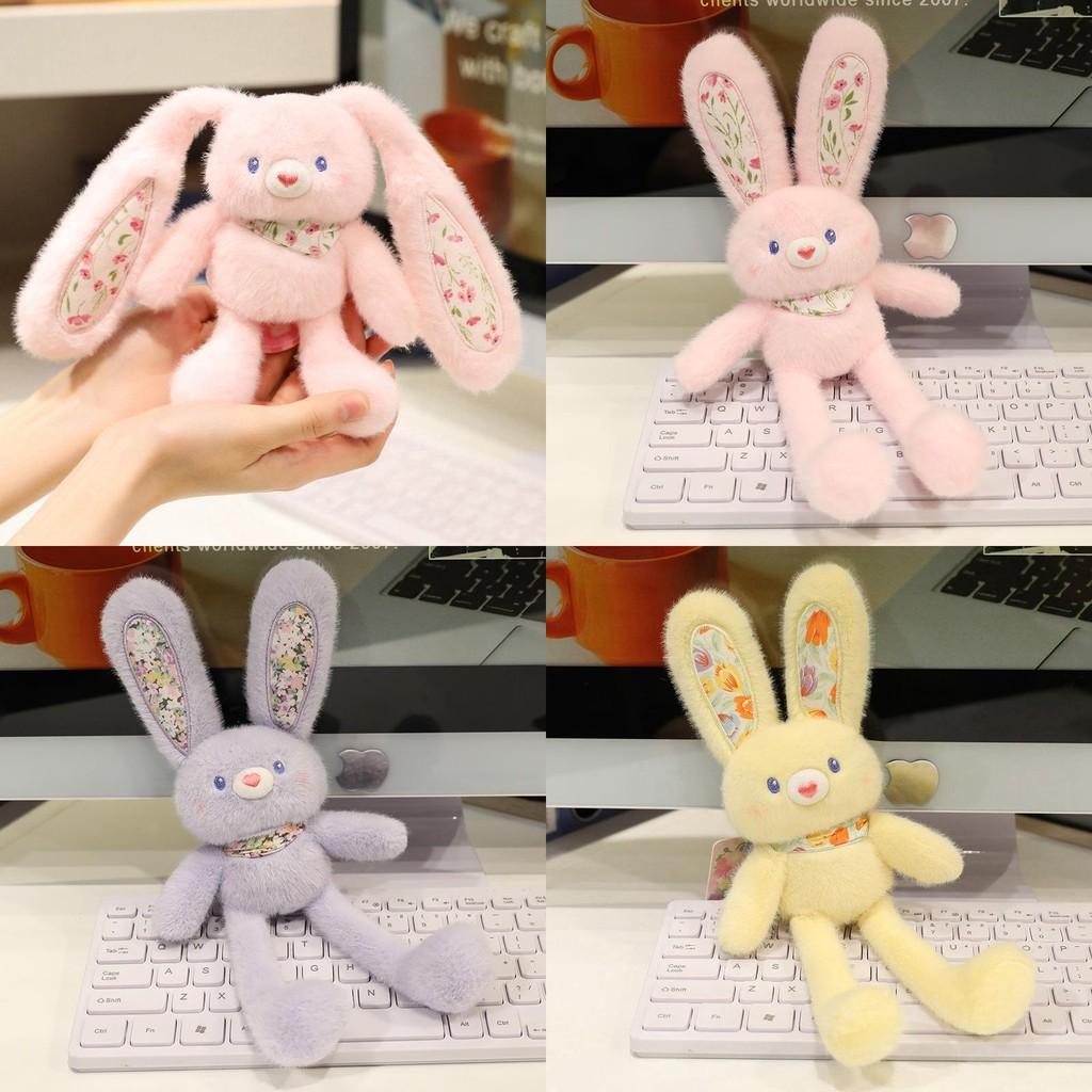 Ear Trend Pull Bunny Plush Toy Stretchable Ears Decorative Keyring Gift Festival