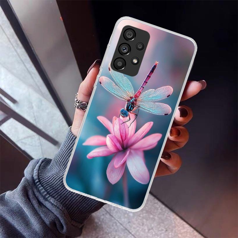 Beautiful Dragonfly Enthusiasts Phone Case For Samsung Galaxy A52 A51 A50S A32 A22 A12 A02S A72 A71 A31 A70 A30S Note 20 Ultra 1