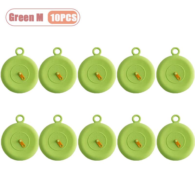 Food Cover Set Bowl Lids Heat Resistant Round Refrigerator Leftovers Universal Sealing Lids Reusable Kitchen Covers