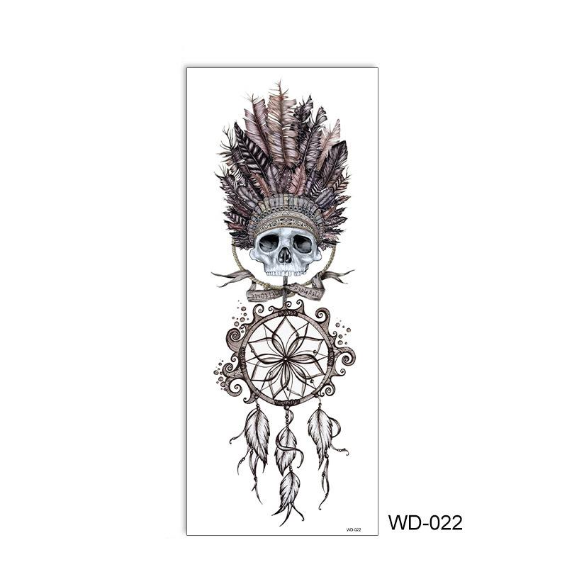 Adesivo Tatuaggio Braccio Intero Impermeabile Sudore Fiore Braccio Maschile e Femminile Braccio Tatuaggio Temporaneo Adesivo Tatuaggio