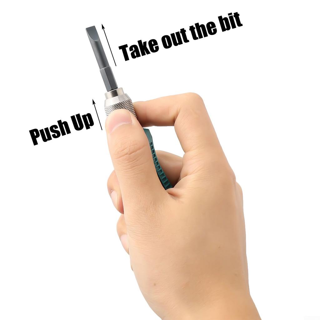 Hex Self Locking Adapter Furniture Repair Polished Green