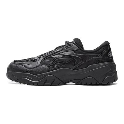 Li Ning Gravel Slip Resistant, Abrasion Resistant, Lightweight Low Top Casual Shoes Men's Black AGCV335-3