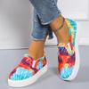 Womens Shoes Casual Wide Width Print And Women'S Shoes Large Spring Shoes Flat Fashion Summer Size Canvas Zapatos Mujer CóModos