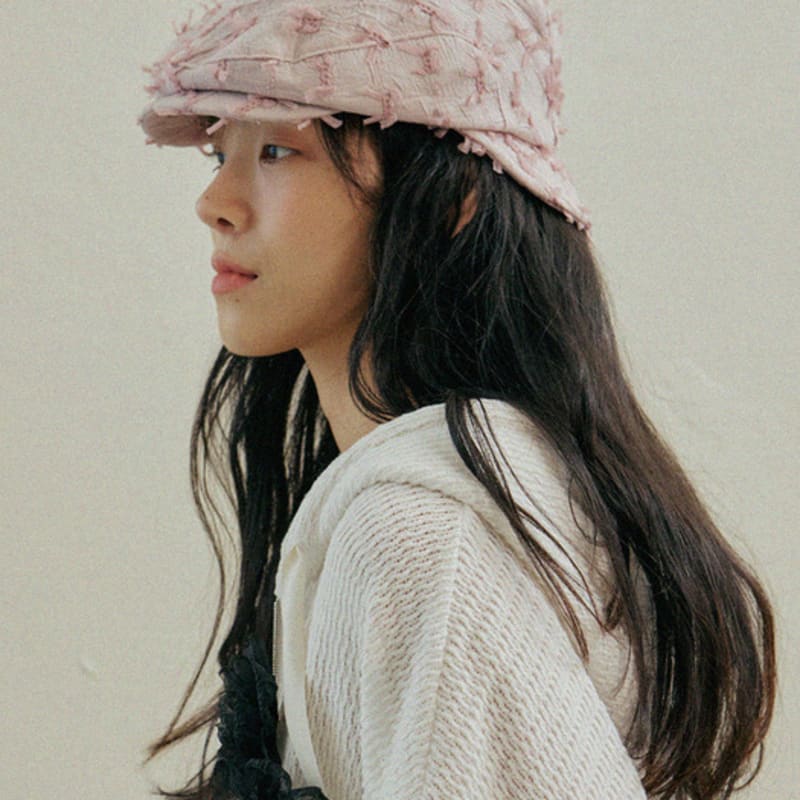 

ХОКУСПОКУС Грязная кепка с лентой_Розовая ONE