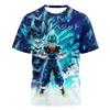 New Dragon Ball Anime Vegeta Manga Panel 3D Print T-shirt Unisex