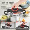 Shuangxi 304 Stainless Steel One-Hand Opening Pressure Cooker
