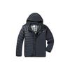 Columbia Solid Color Logo Hooded Thermal Three-In-One Down Inner Jacket Unisex Jacket Black XE5268-010