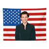 1PC Tom Holland USA Flag Tapestry Celebrity Star Wall Hanging American Flag Print Decor for Bedroom  Fan Room Printed