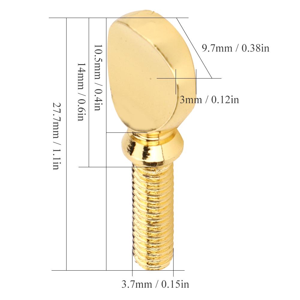 4PCS C64 Saxophone Mouthpiece Ligature Screw Woodwind Instrument Mouthpieces Parts