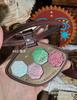 Girlcult Loulan Hippie Series Eye Shadow Palette Shimmer Matte Chameleon 4 Color Eye Shadow Make Up Sets Cosmetics