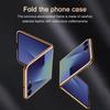 For Samsung Galaxy Z Flip 7 Case Luxury Lichee Leather Skin Plating Protective Back Cover Case For Samsung Z Flip7 Phone Shell