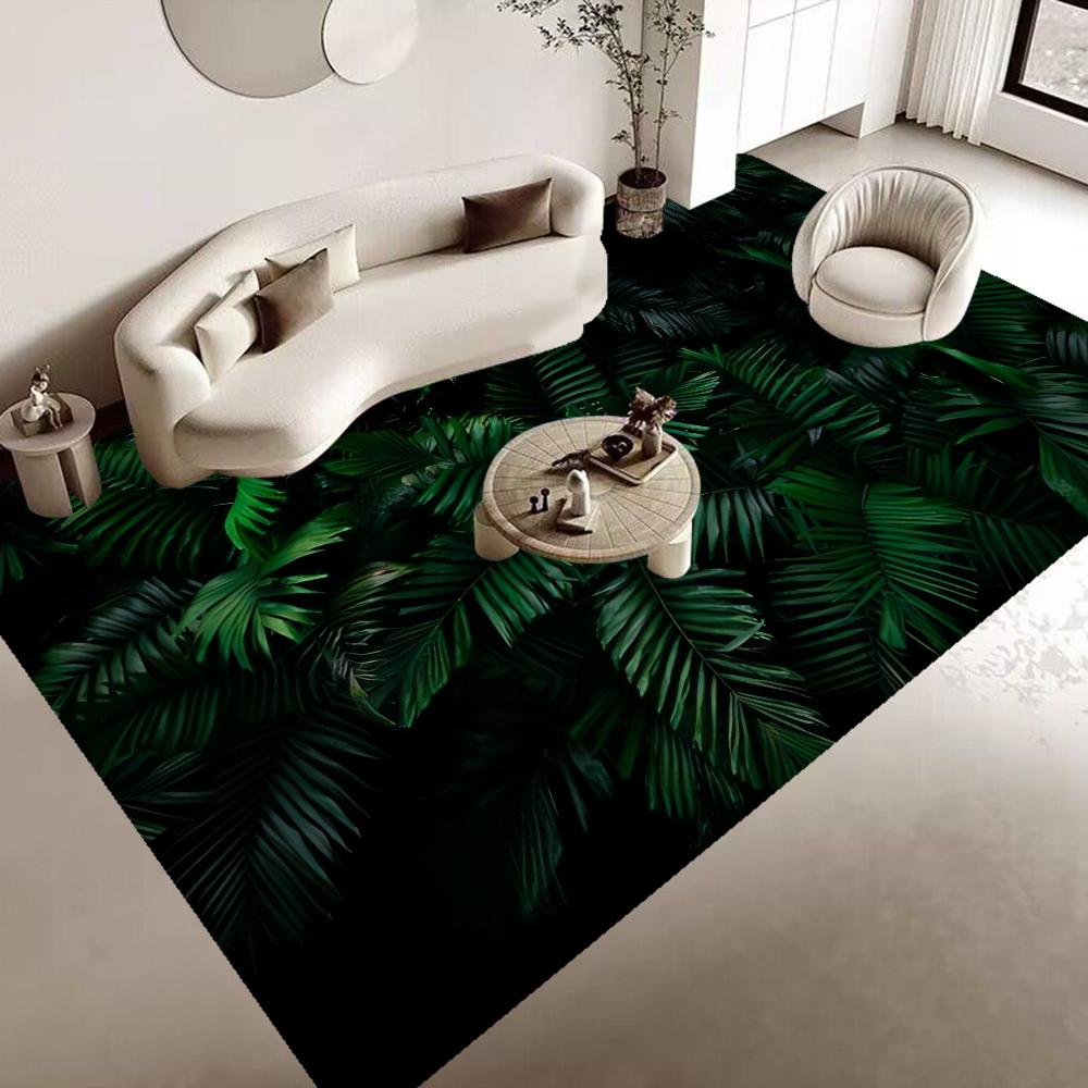 

Тропический Пальмовый Лист Кактус Входной Дверной Коврик Противоскользящий Впитывающий Воду Длинный Полосатый Коврик Подушка Коврик для Спальни Коврик для Туалета 40x60cm