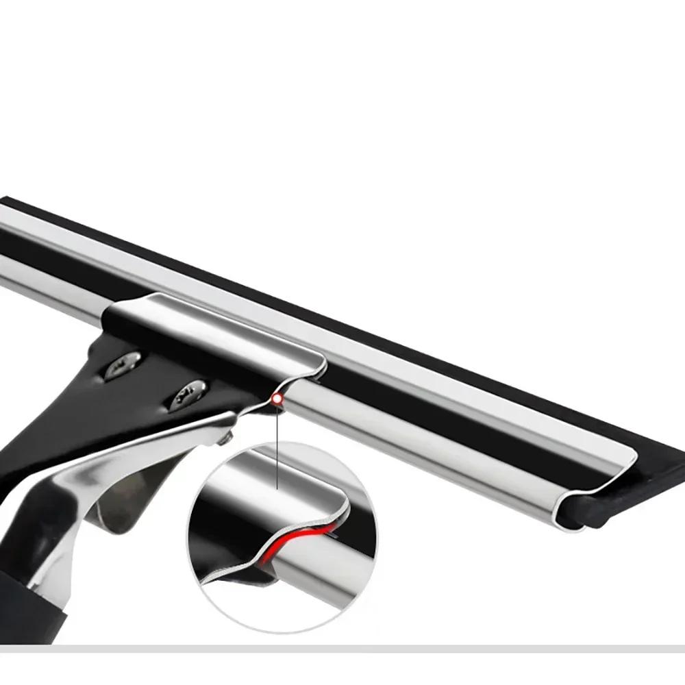 25/30/35/40cm Glass Cleaning Squeegee Window Wiper Window Cleaning Tool Rubber Blade for Bathroom Shower Home Car Glass Cleaning