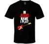 In Jesu Namen spiele ich Bassgitarre Christliches Anbetungsgeschenk T-Shirt