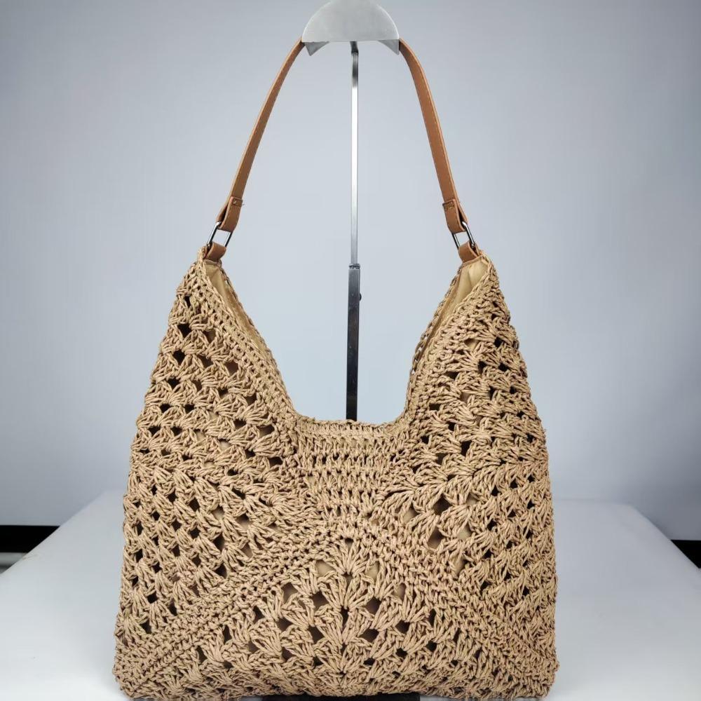 Summer Weave Shoulder Bag Beach Women's Handbags Trendy Straw Crochet Bag  Ladies/Girls