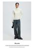 Women's High-Neck Cashmere Knit Sweater - Soft, Warm, Loose Fit for Autumn/Winter