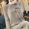 Zhenxu Women's 100% Merino Wool Round Neck Sweater