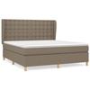 VidaXL Divan Bed with Mattress Taupe 180x200 Cm Fabric - Model 3128865