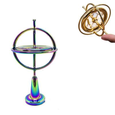 Jiroskop Kendi kendini dengeleyen Anti-yerçekimi Dönen Üst Parmak Ucu Döndürme Sallanmayan Bebek Çocuk Dekompresyon Eğitici Oyuncaklar