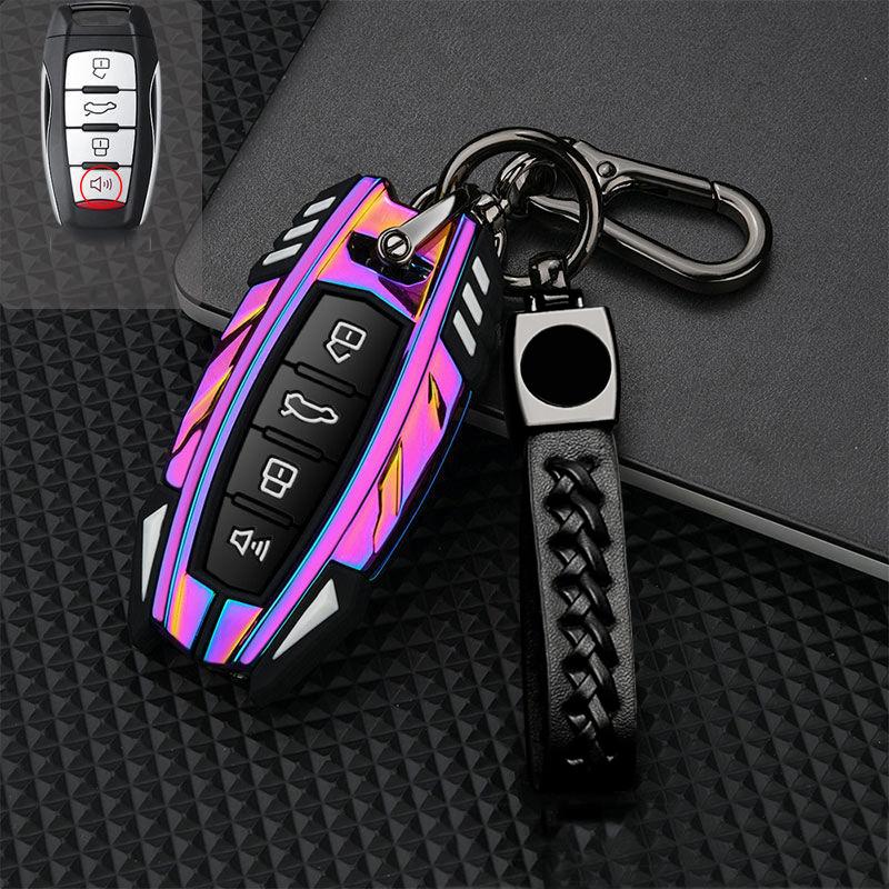 Alloy Key Case for Haval F7x H6 2023 Accessories Car Key Cover Keychain for Haval Jolion Joico Jollein F7 H6 Jolyon F7H Dargo