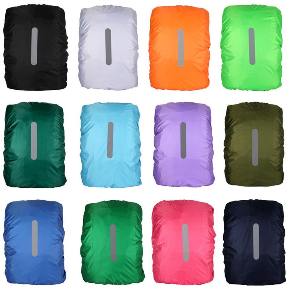 Gobygo Reflective Waterproof Backpack Rain Cover Safety Light Rain Cover Case Bag Hiking Sport Night Cycling Outdoor Camping