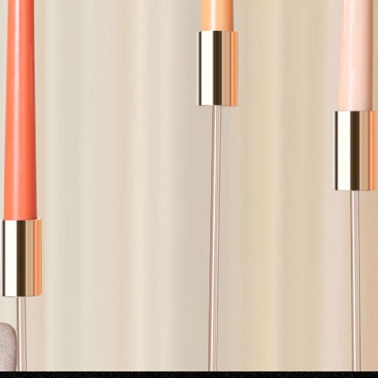 Iron Candle Holders Set 3Pieces French Type Elegant Candle Stands for Creative Inviting Space Decoration Elegant