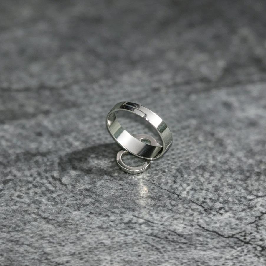 Number 8 Ring for Man, Personality Charm, Cocktail Party Accessories, Eight Punk Vintage Number Black 8 Eight Pool Billiard