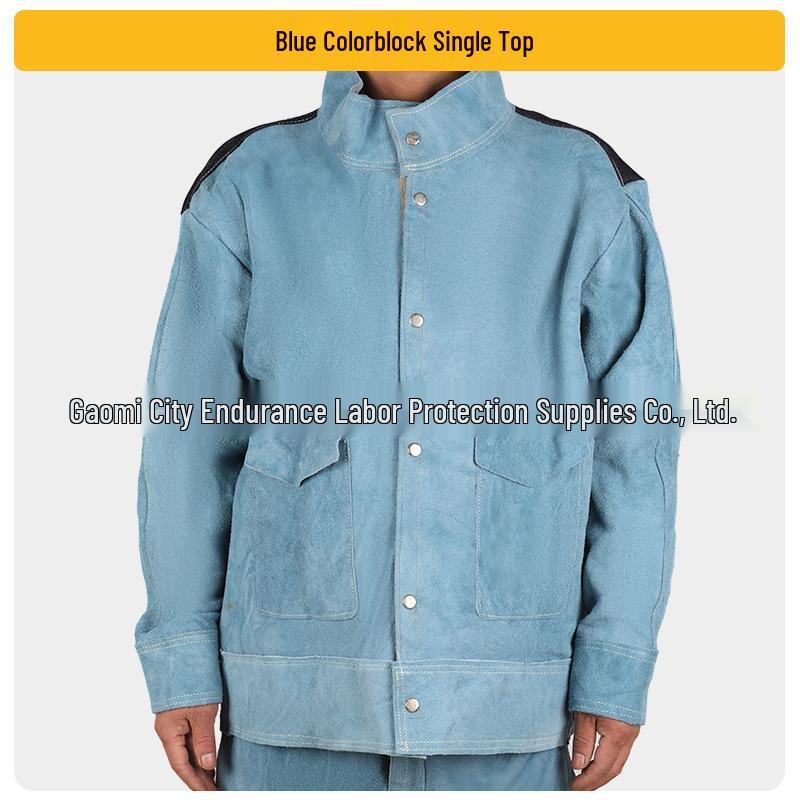 Durable Fireproof Cowhide Welding Apron - High Temp & Spark Resistant Protective Workwear