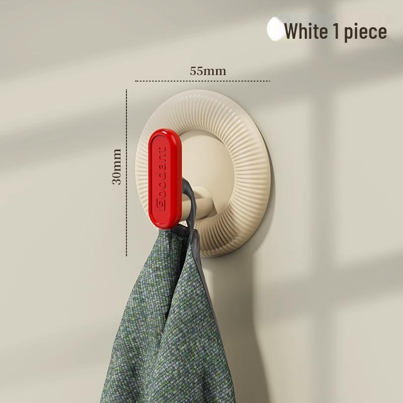 Dopamin Kreativer Klebehaken für Mantel & Hut - Ohne Bohren, Rückstandsfrei, Stark Wandmontiert für Badezimmer & Hinter-Tür-Nutzung