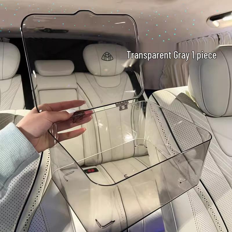 Průhledný akrylový úložný box s odklápěcím víkem - Prachotěsný organizér do ložnice, na kolej nebo do kanceláře.