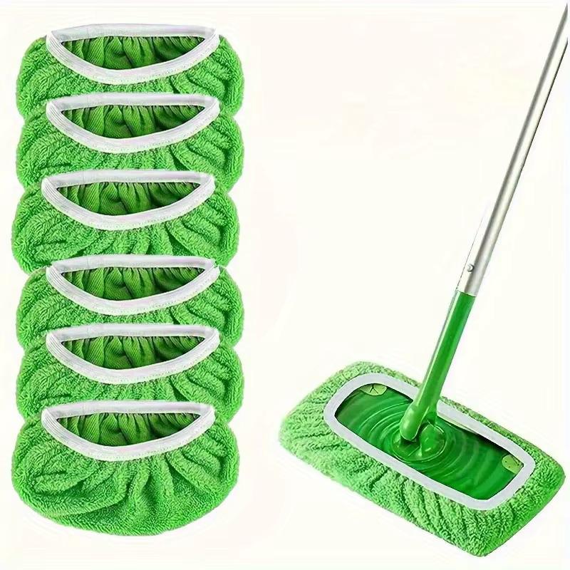 Flat Mop Replacement Cloth Cover Scouring Pad Microfiber Mop Accessories Mop Cloth For Kitchen Cleaning Supplies