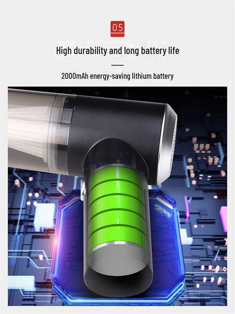 Multi-Function Handheld Vacuum Cleaner for Windows, Sofas, and Beds with Strong Suction for Mite Removal