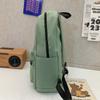 Simple Solid Color Casual Backpack for High School Students, Suitable for Outdoor Commuting,Lightweight, And Versatile, Designed for Laptops