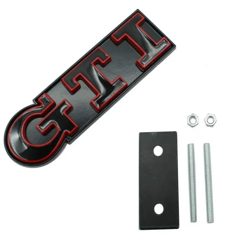 2026 Nowy Dla VW VOLKSWAGEN 1 szt. Metalowy Znak Samochodowy Naklejka Dekoracja Grillu Przedniego Dla VW GTI Passat B6 Golf Mk7 Polo Tiguan