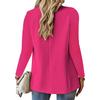 Damen Business Anzugjacke Revers Langarm Einknopf Anzugjacke mit Taschen Einfarbig Lockere Passform Business Oberbekleidung Arbeitskleidung