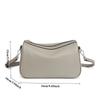 Head Layer Cow Leather Women's Shoulder Bag, Simple and Practical Soft Leather Crossbody Handbag, Lightweight Small Phone Bag