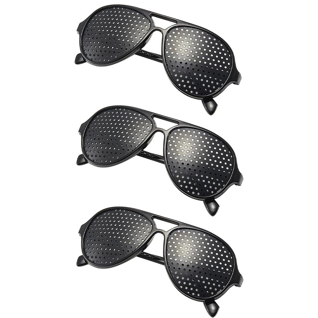 1/2/3 STÜCK Anti-Myopie Astigmatismus Brille Sehkorrektur Ermüdung Lochbrille mit Löchern Sehverbesserung Brille