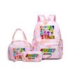 Rhythm box teen schoolbag sprunki cartoon print backpack pencil bag three-piece children's schoolbag 4