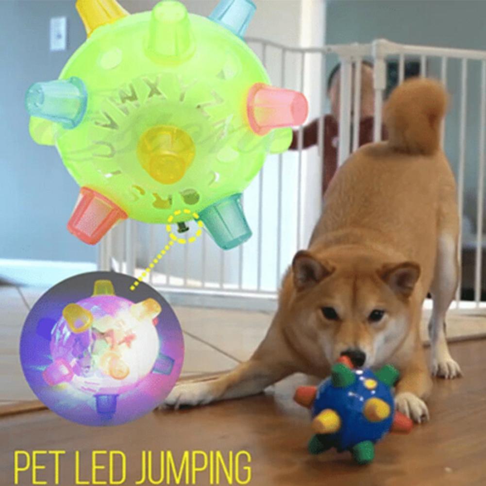 vibrating light up dog toy Auto-Vibrating LED Dog Ball with Motion Sensor - TPR Chew-Proof Interactive  Toy for Small/Large Dogs, USB Rechargeable 60min Playtime, Nighttime  Indoor/Outdoor Training main image 0