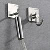 Multipurpose Sturdy Stainless Steel Adhesive Hook Without Drilling Installation Bathroom Kitchen Supplies Daily Use