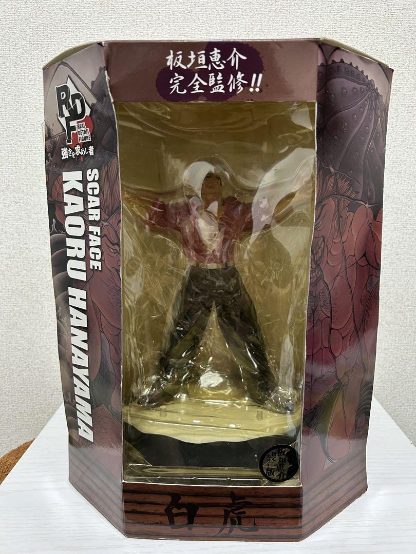 

[USED] Limited Edition Hanayama Kaoru Figure RDF Itagaki Keisuke Sensei s Designated Color Version Red Shirt Baki