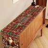 Weihnachts-Tischläufer im Vintage-Stil Retro Weihnachtsmann Tischdecke Weihnachtsdekorationen für Zuhause 2026 Navidad Noel Geschenk Neujahr 2026