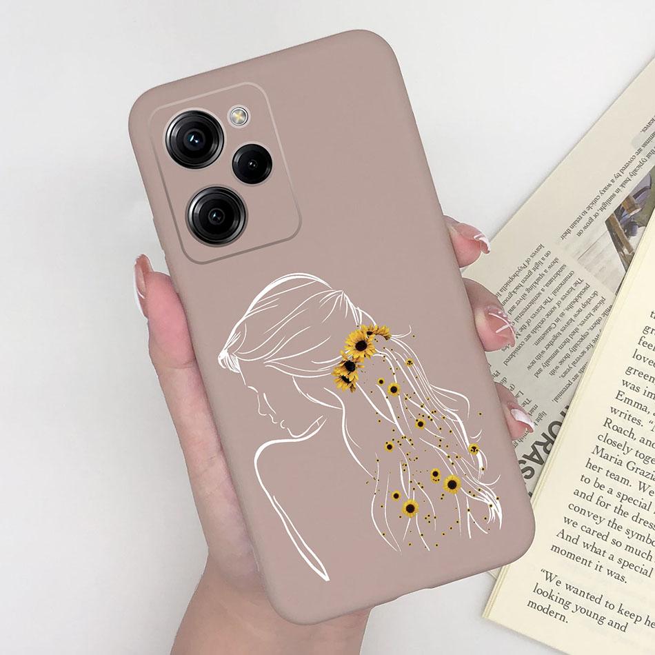 Silicone Case For Xiaomi Poco X5 Pro Pilot Bear Back Cover For POCOX5 X5Pro 5G Poco X 5 Pro Soft Matte Protective Phone Cases