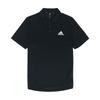 Adidas Polo Shirts Men's Black Polo Collar Moderate Straight Fit GM2134