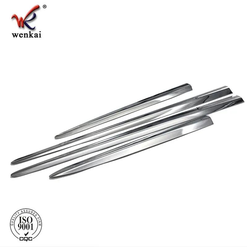 ABS CHROME SIDE DOOR BODY MOLDING TRIM COVER LINE GARNISH STICKER ACCESSORIES For Fiat 500X 2015 2016 2017 2018