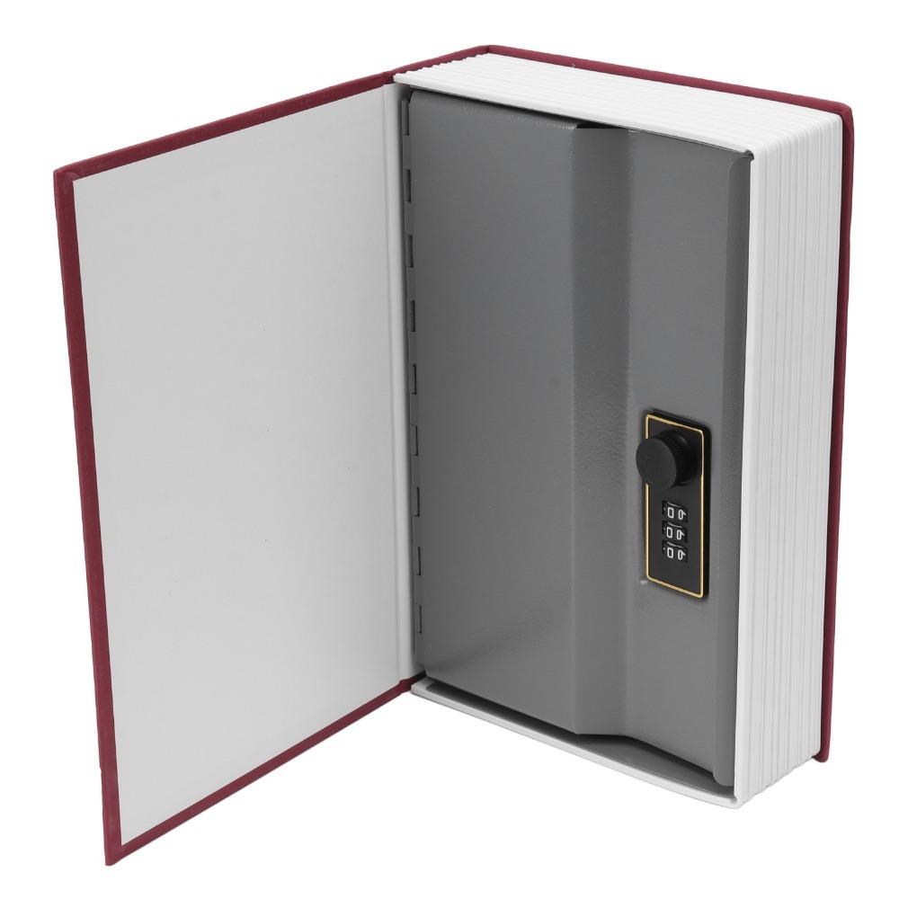Decorative Diversion Book Safe Large Size Discreet Dictionary Style Safe Combination Lock High Simulation Metal Safe Box