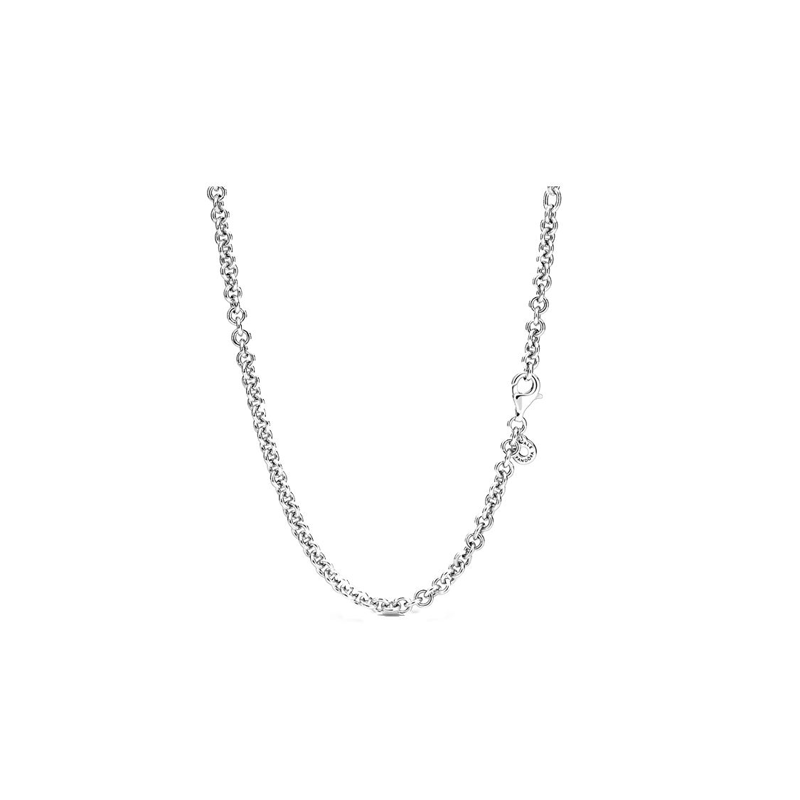 Pandora Chunky Anchor Chain 925 Silver Necklace Women necklace 399564C00 Silver,45