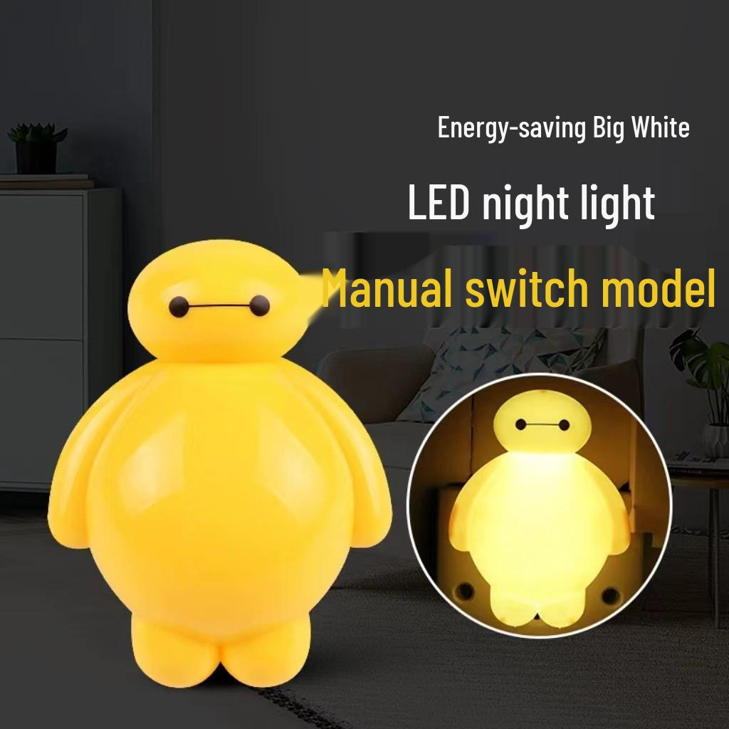Smart LED Sensor Night Light - Energy-Saving, Plug-In, Creative Gift