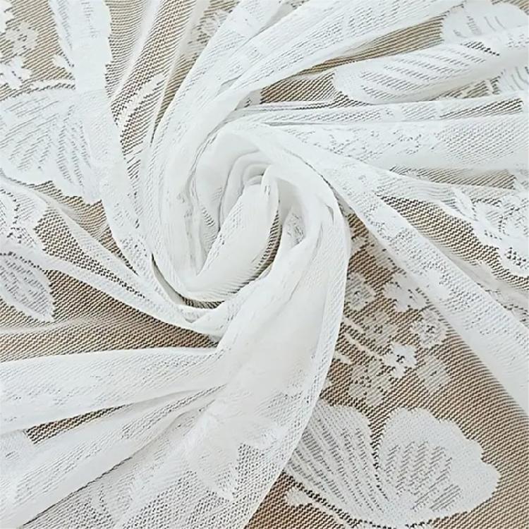 Semi Sheer Laces Window Curtain for Romance in Bedroom Living Room or Dining Space
