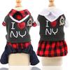 Four-legged Cat Navy Wind Dog College Wind Autumn New Size Dog Clothes Pet Clothes Cat Clothes Pet Supplies